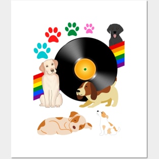 Vinyl dogs Posters and Art